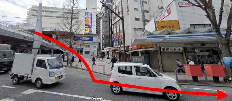 ミュゼ横須賀中央駅前店への行き方